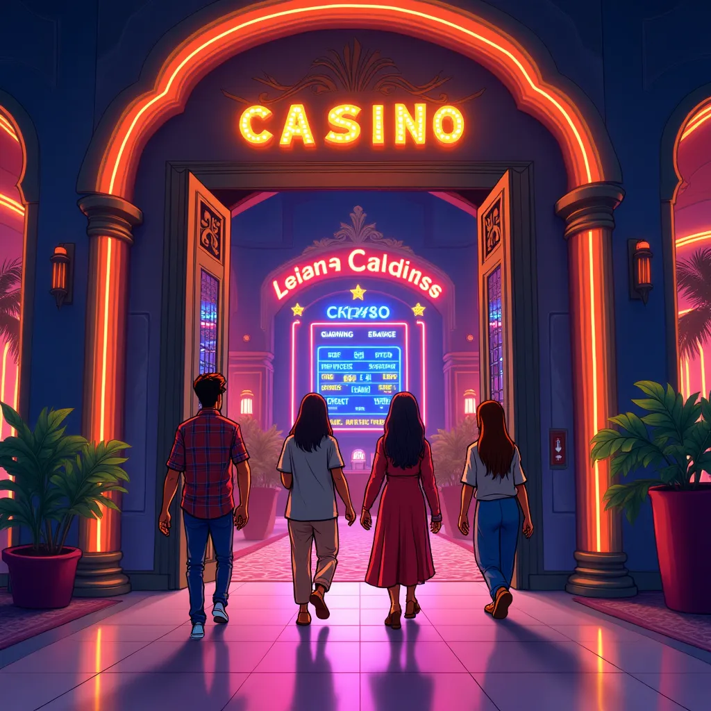 PinUp hero background with neon casino lights